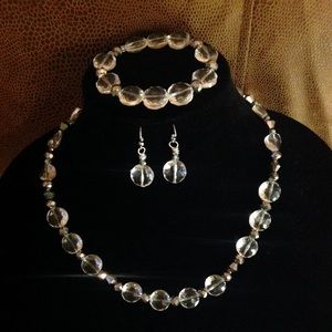 Necklace set.